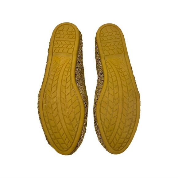American Eagle Metallic Gold Woven Flats • Size 7 • NWOT - Picture 12 of 13